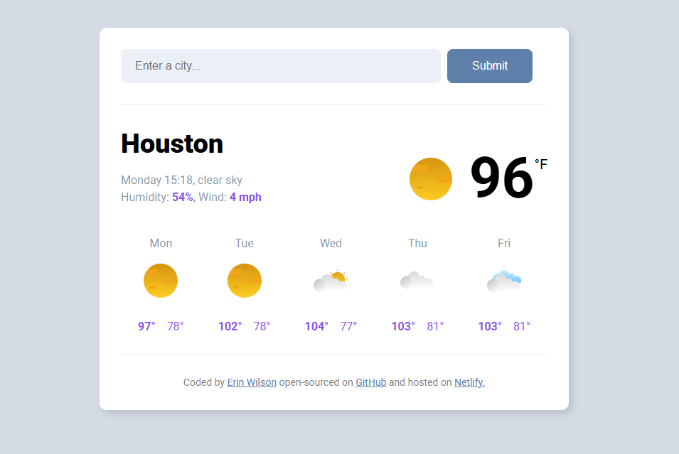 Weather Project