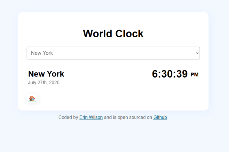 World Clock project